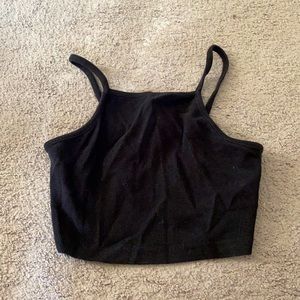 black crop top